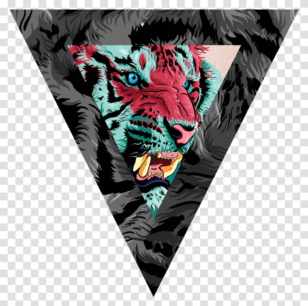 Tiger Tiger T Shirt Triangle, Costume, Apparel Transparent Png