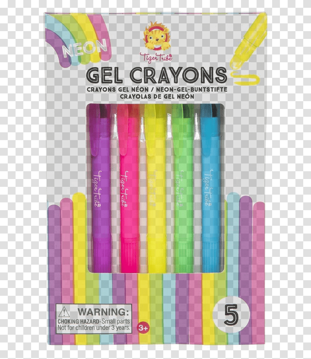 Tiger Tribe Gel Crayons, Book Transparent Png