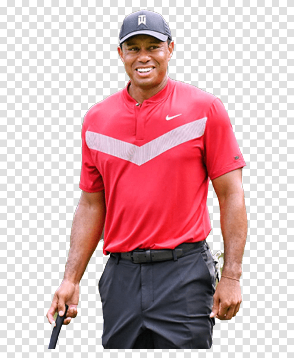 Tiger Woods Image Background Tiger Woods, Person, Shirt, Sleeve Transparent Png