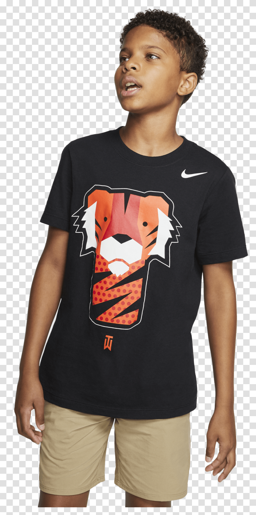 Tiger Woods Nike Frank Shirt, Apparel, Person, T-Shirt Transparent Png