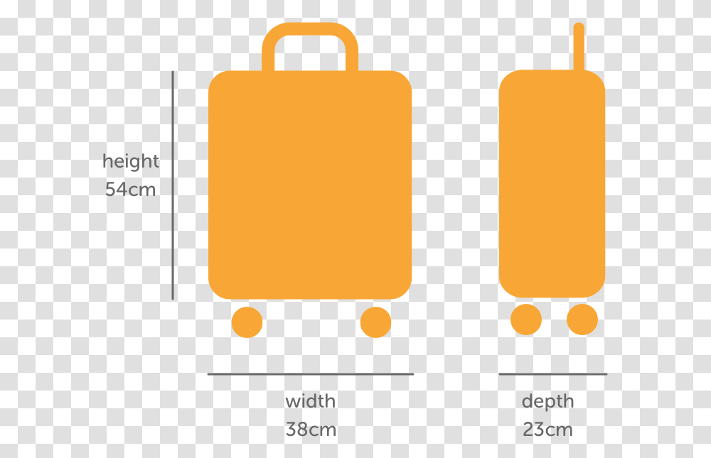 Tigerair Carry On Size, Cowbell, Luggage Transparent Png