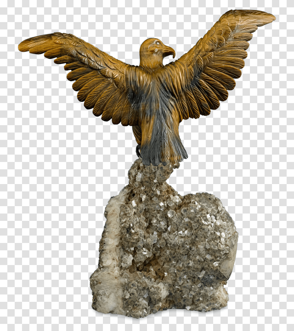 Tigers Eye Eagle By George O, Bird, Animal, Crystal, Figurine Transparent Png