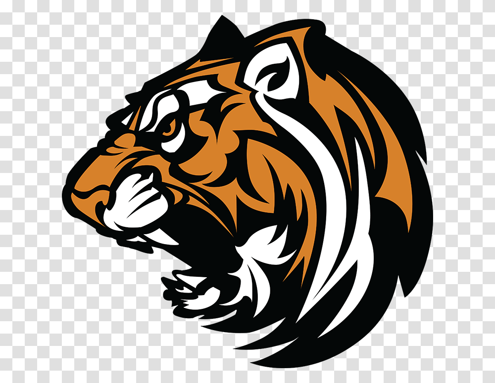Tigers Logo La Grande High School Tiger, Dragon Transparent Png
