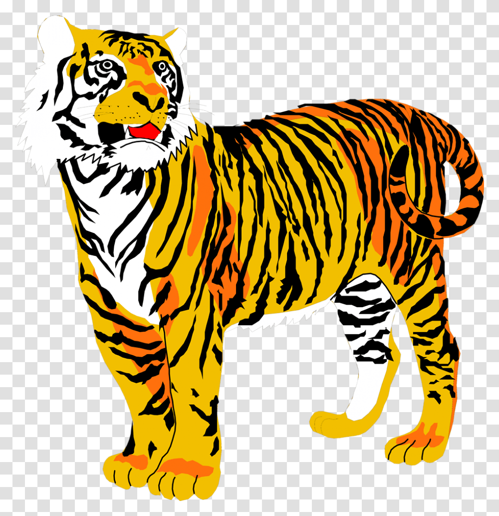 Tigers Tiger Clipart Background, Wildlife, Mammal, Animal, Zebra Transparent Png