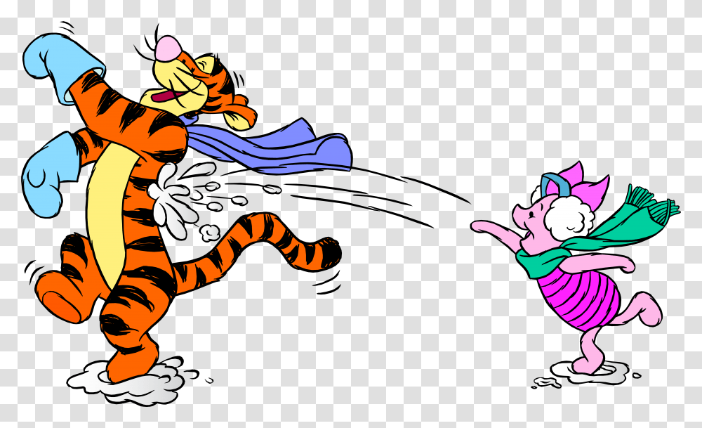 Tigger And Piglet With Tigger And Piglet, Person, Human Transparent Png
