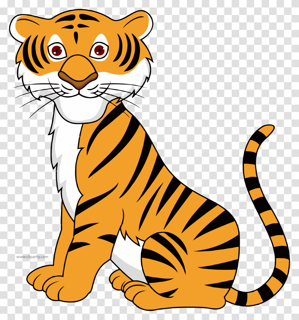 Tigger Cartoon Animal Clipart Download, Mammal, Tiger, Wildlife, Pet Transparent Png
