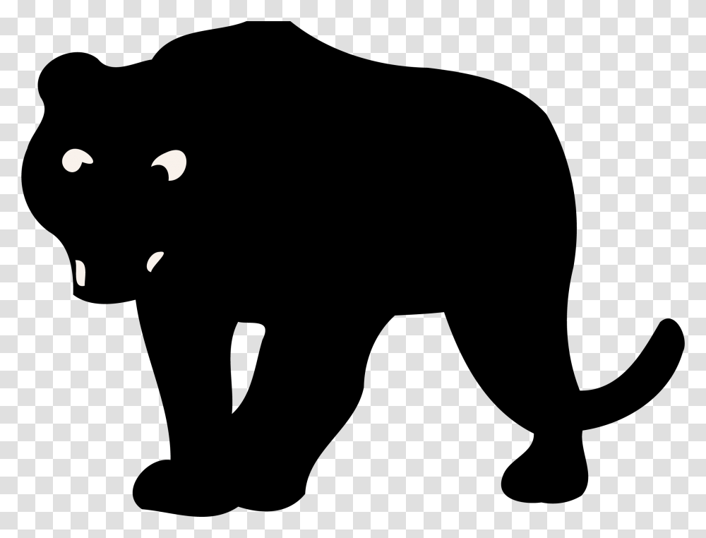 Tigger Silhouette Clipart Image Download, Mammal, Animal, Wildlife, Elephant Transparent Png