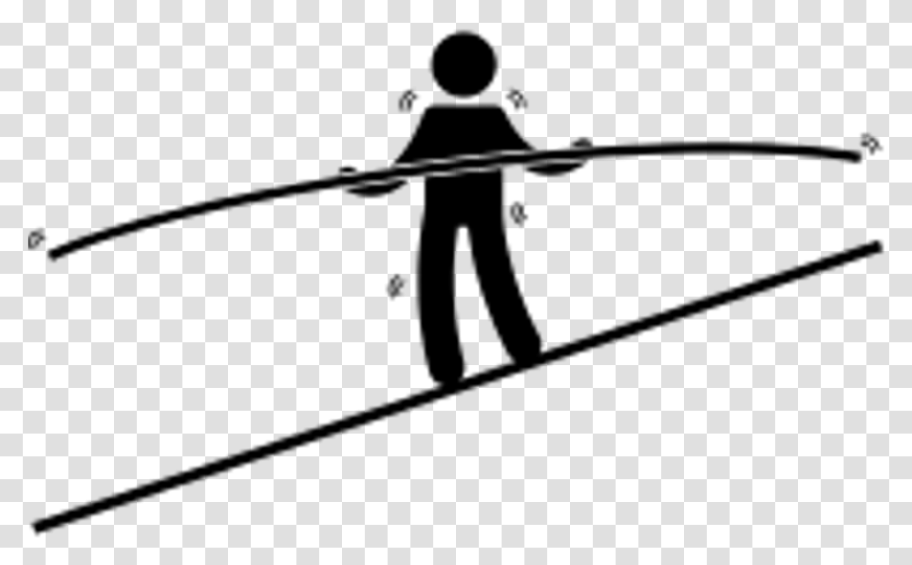 Tight Rope Walker Clipart Download Acrobat On A Rope, Gray, World Of Warcraft Transparent Png
