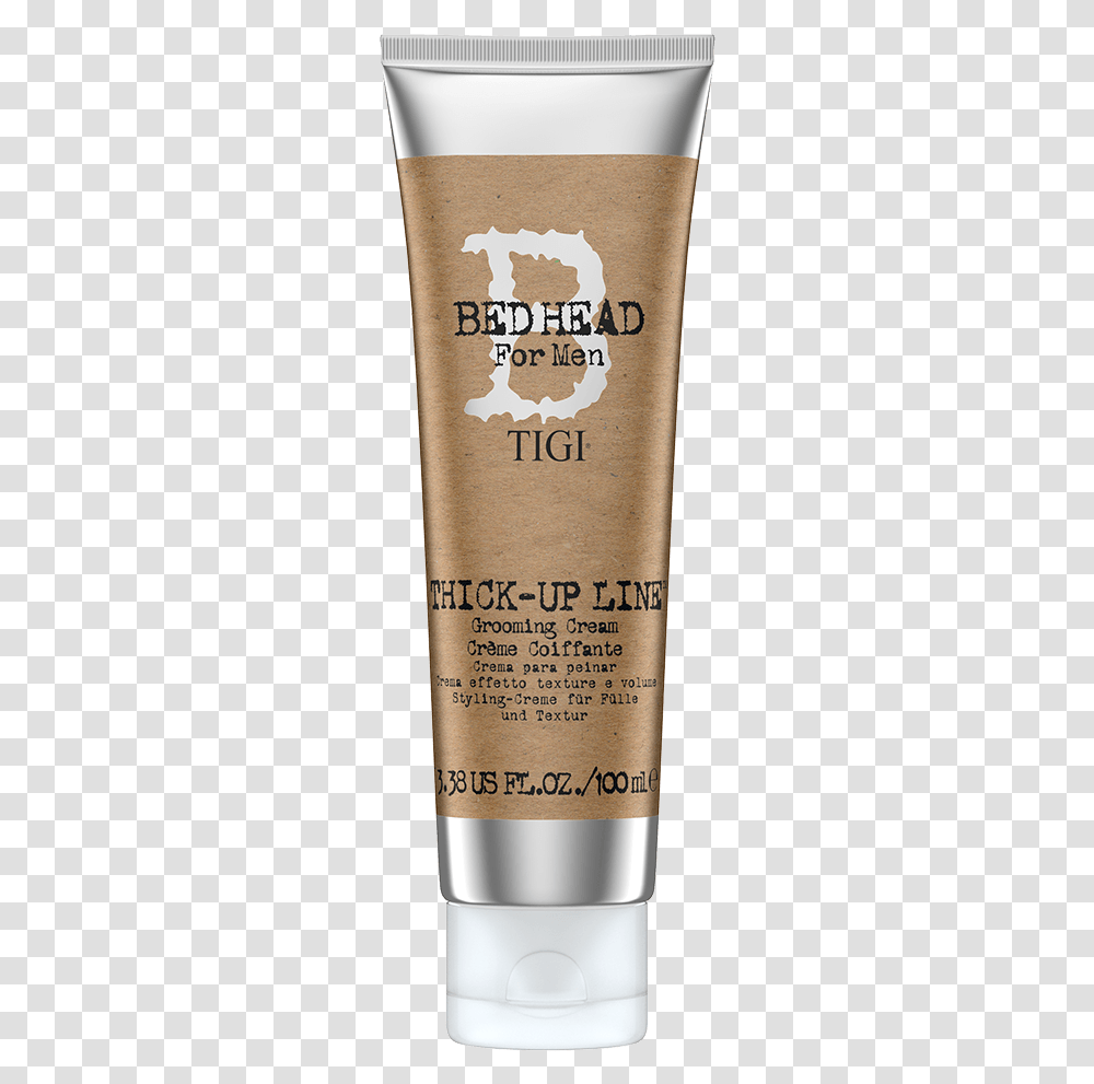 Tigi Thick Up Line Grooming Cream, Label, Bottle, Cosmetics Transparent Png