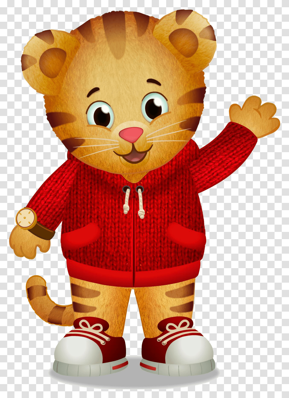 Tigre Daniel Tiger, Toy, Mascot, Plush, Doll Transparent Png