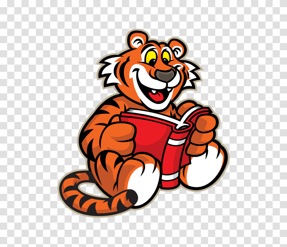 Tigres Clipart Reading, Performer, Clown, Leisure Activities Transparent Png