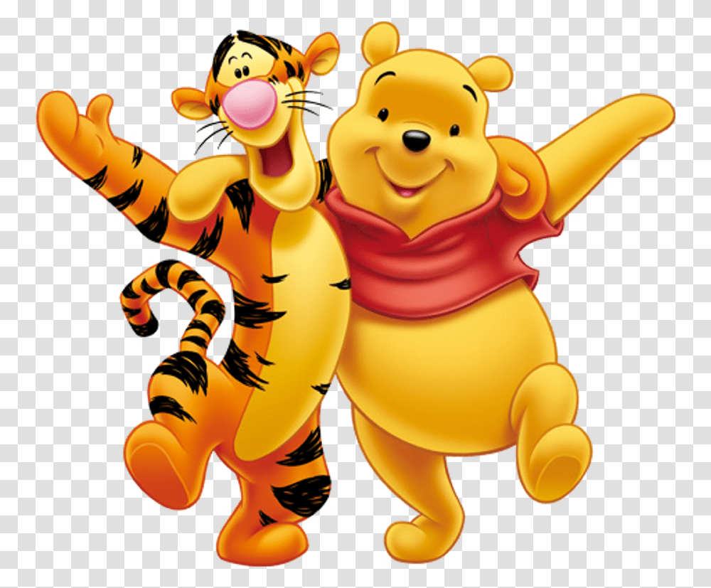 Tigrou Et Winnie L Ourson Winnie The Pooh, Toy, Animal, Crowd, Leisure Activities Transparent Png