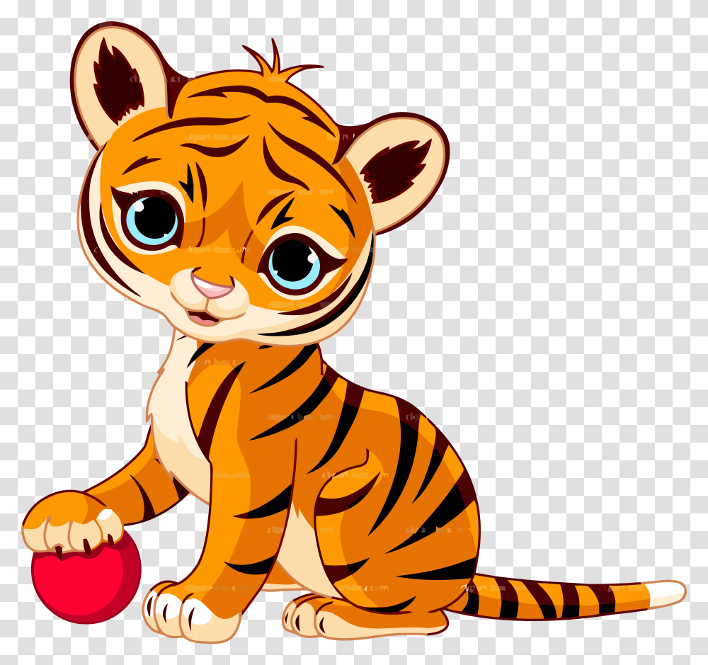 Tiiger Clipart Tiger Run, Animal, Mammal, Wildlife, Pet Transparent Png