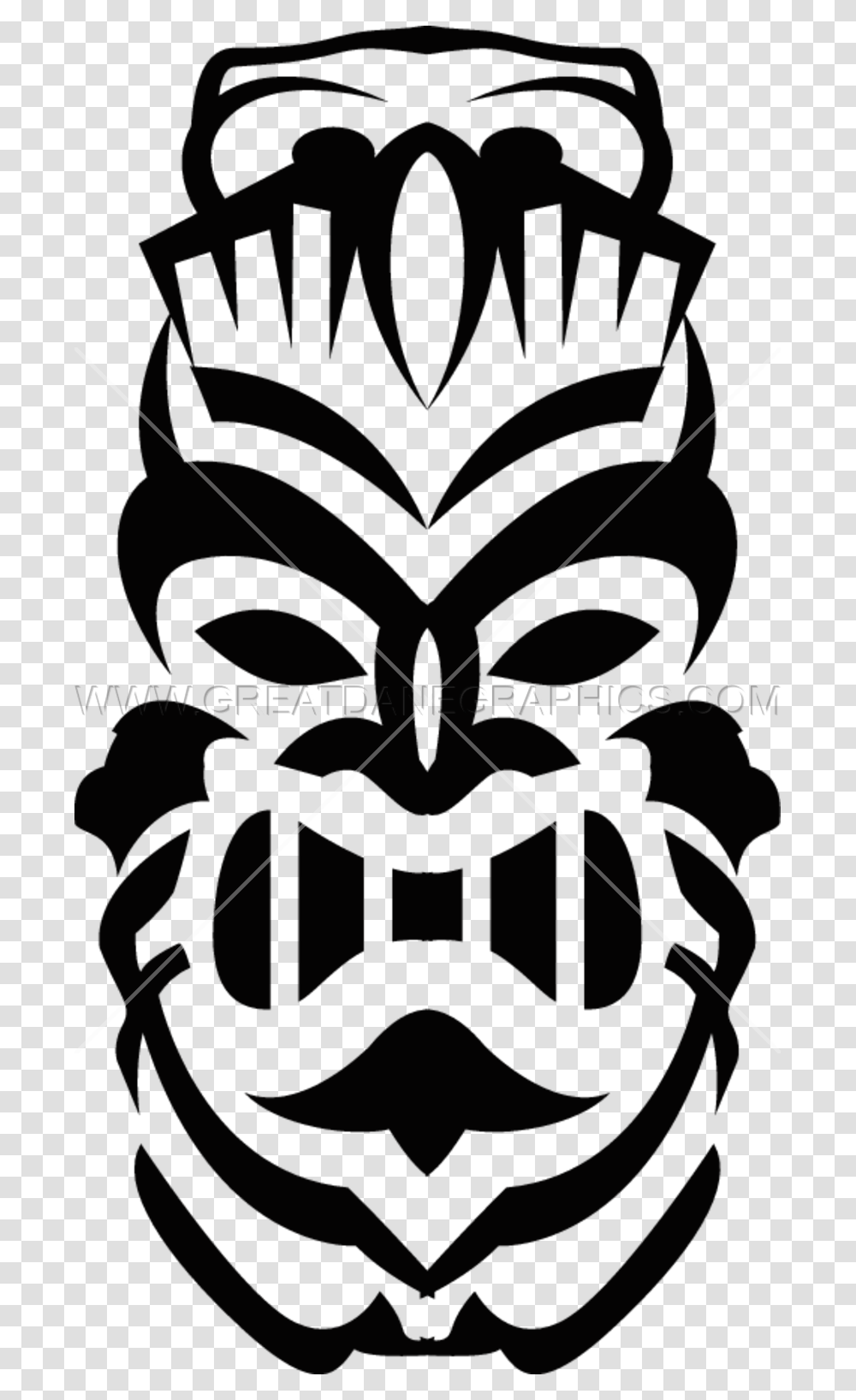 Tiki Time Production Ready Artwork For T Shirt Printing, Stencil, Plant, Leaf Transparent Png