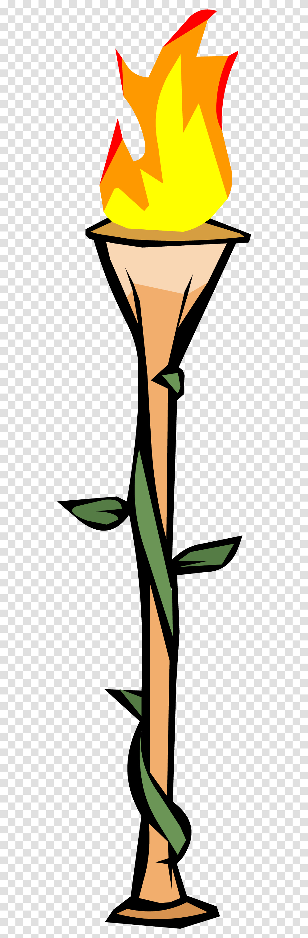 Tiki Torch Clipart, Plant, Flower, Blossom Transparent Png
