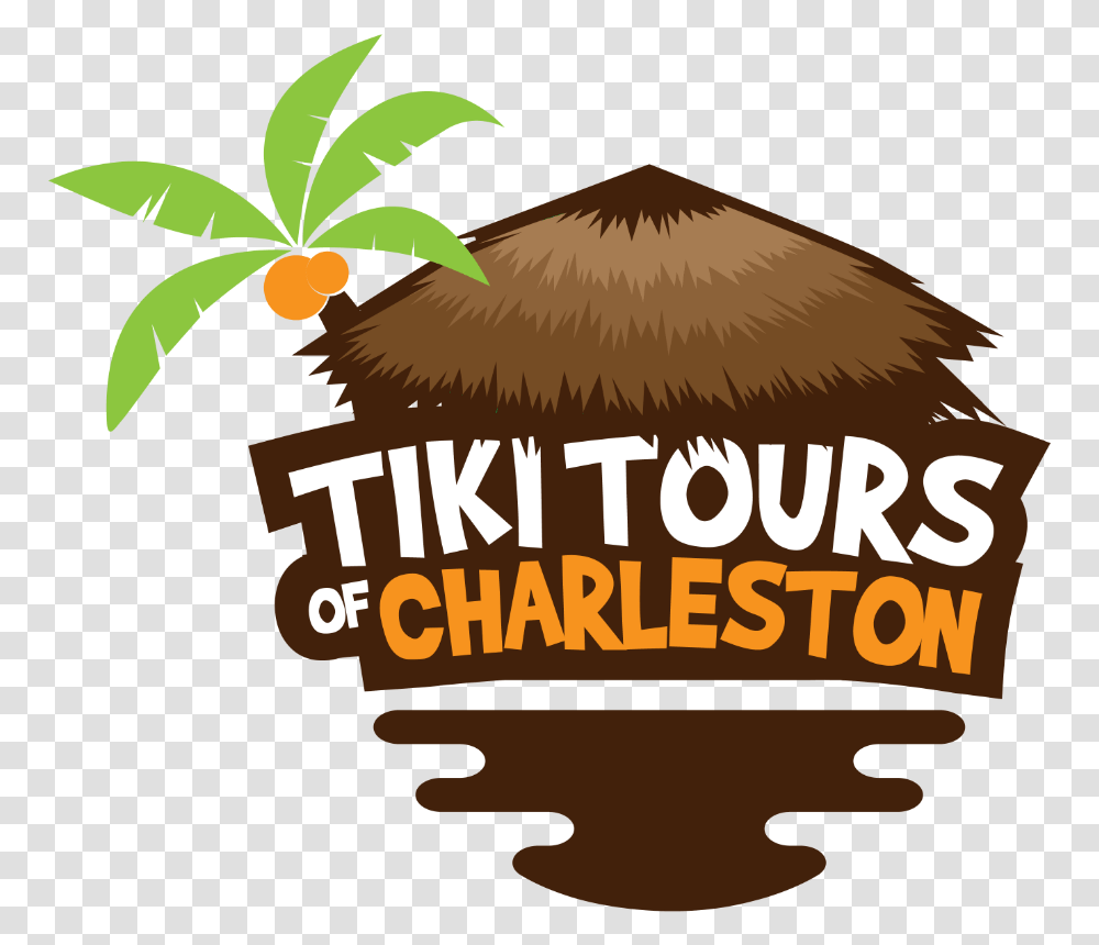 Tiki Tours Of Charleston Illustration, Vegetation, Plant, Label Transparent Png