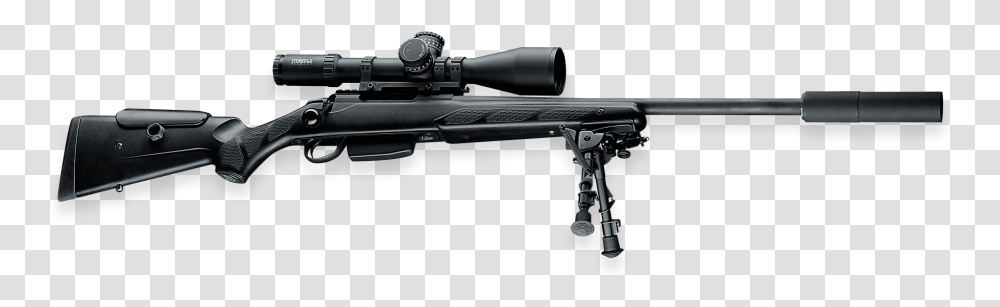 Tikka T3 Tac Bolt Action Sniper Rifle Shown With Rifle 308 Winchester Gun, Weapon, Weaponry, Shotgun Transparent Png