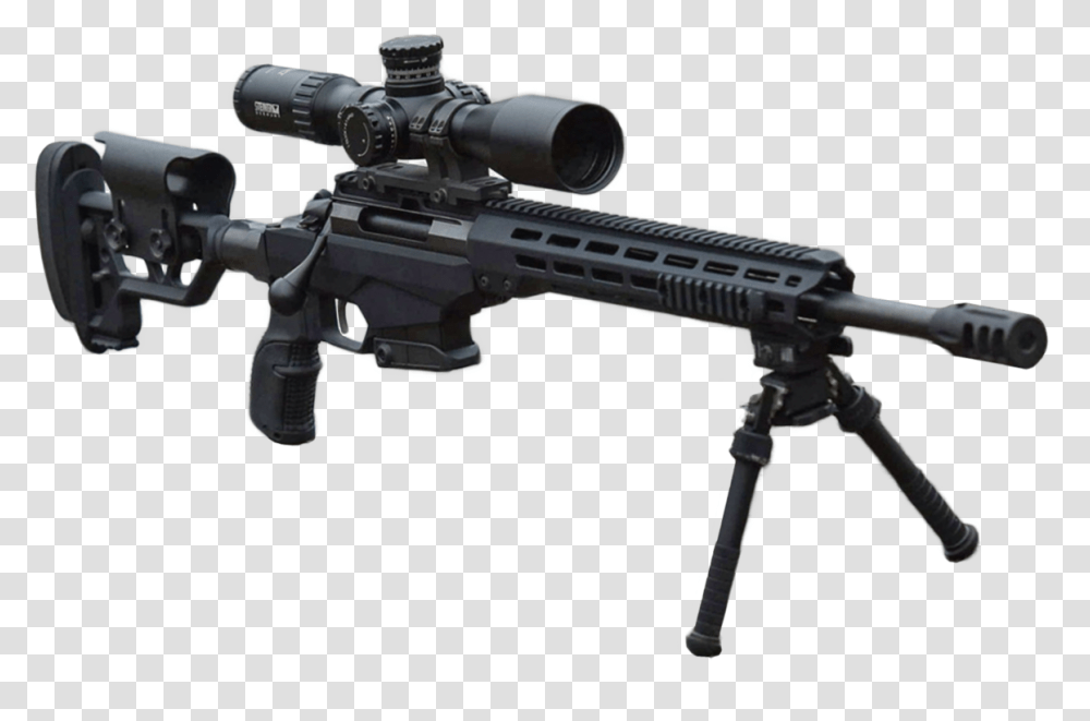 Tikka T3x Tac, Gun, Weapon, Weaponry, Machine Gun Transparent Png