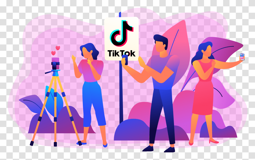 Tiktok Digital Marketing Consulting Sharing, Person, Purple, Pants, Standing Transparent Png