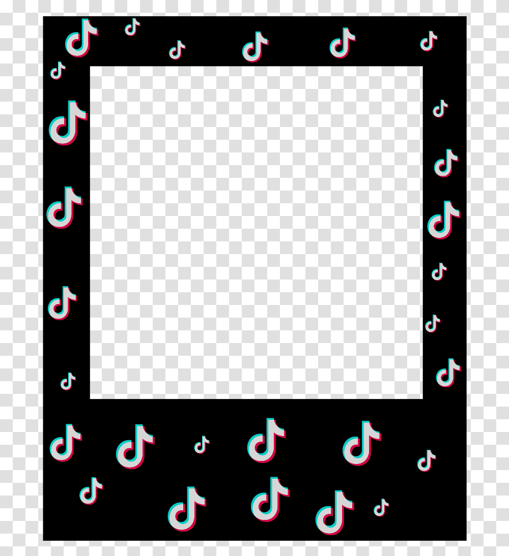 Tiktok Logo Polaroid Polaroidframe Polaroidrahmen Circle, Number, Alphabet Transparent Png