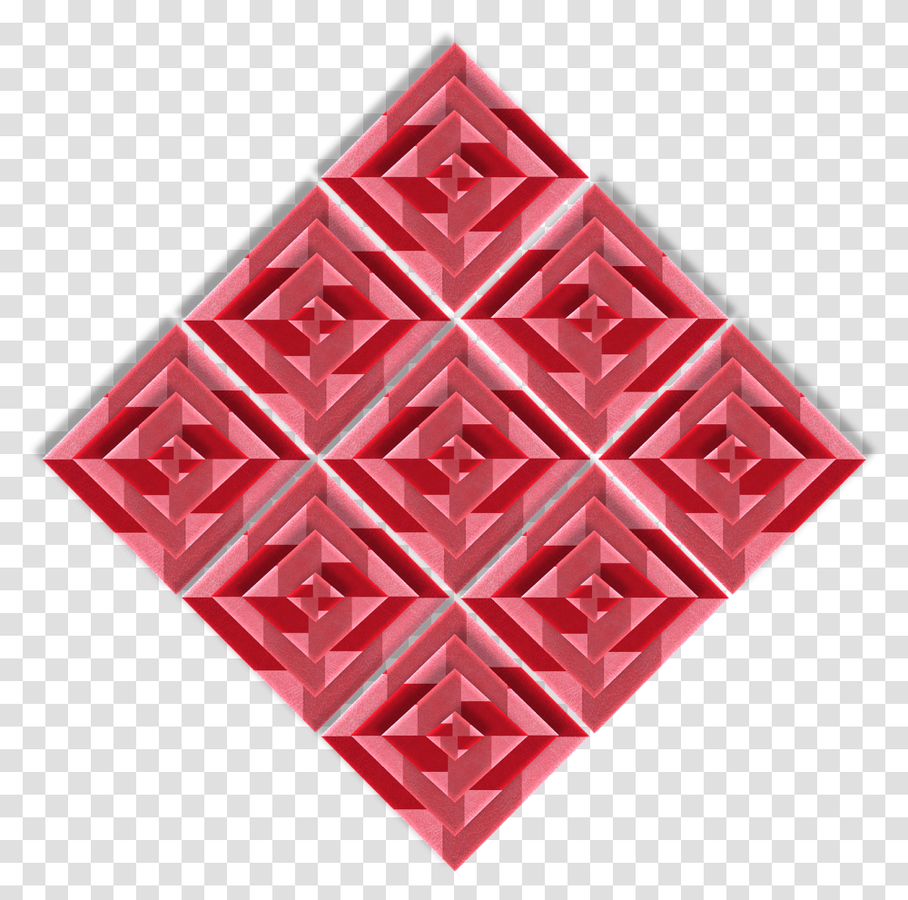 Tile, Triangle, Paper, Heart Transparent Png