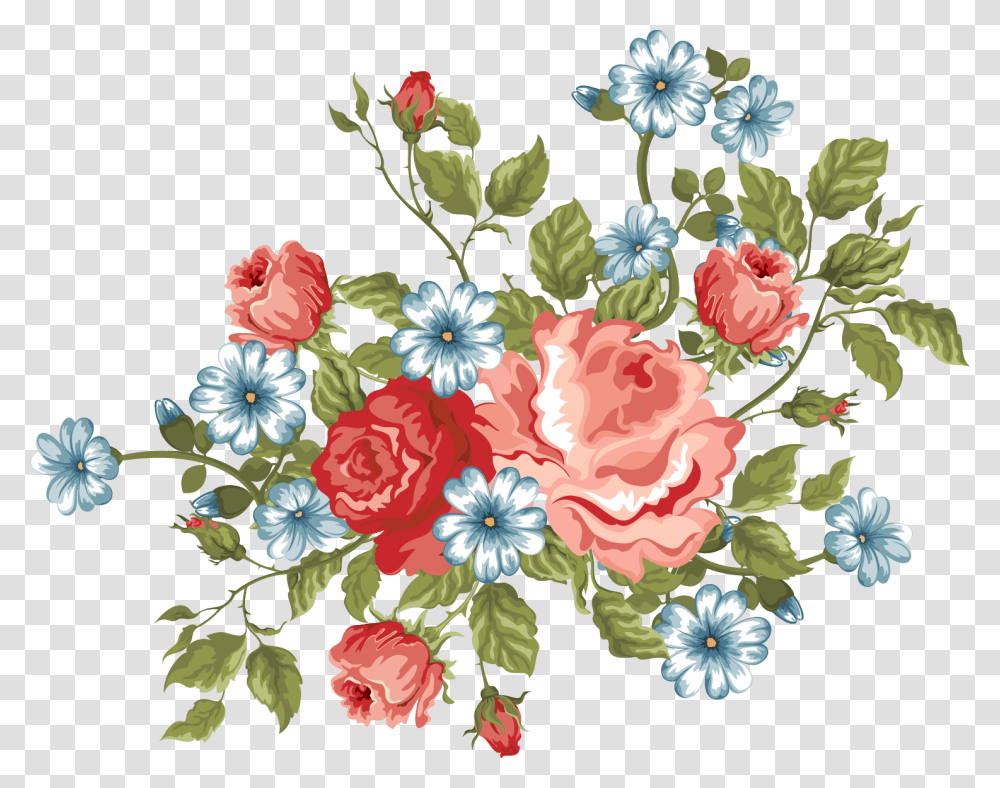 Tileable Flower, Floral Design, Pattern Transparent Png