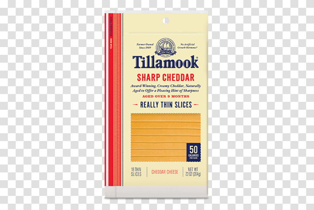 Tillamook Sharp Cheddar Cheese Slices, Poster, Advertisement, Flyer, Paper Transparent Png