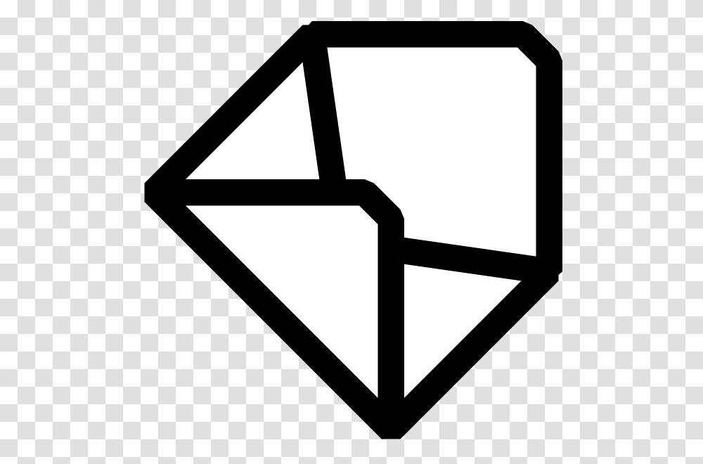 Tilted Open Envelope Clip Arts For Web, Triangle, Star Symbol, Shovel Transparent Png