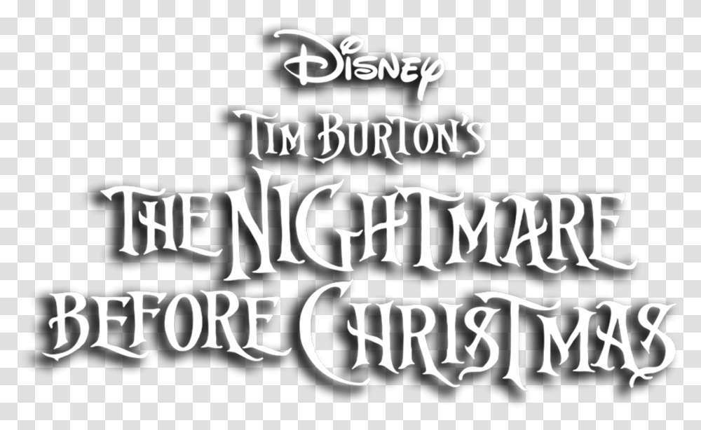 Tim Burton S The Nightmare Before Christmas, Label, Alphabet, Letter Transparent Png