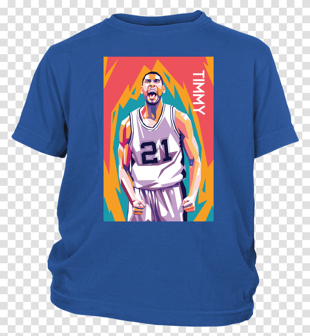 Tim Duncan Pop Art Youth T ShirtquotClassquotlazy 5 Things You Should Know About By Mimi, Apparel, T-Shirt, Person Transparent Png