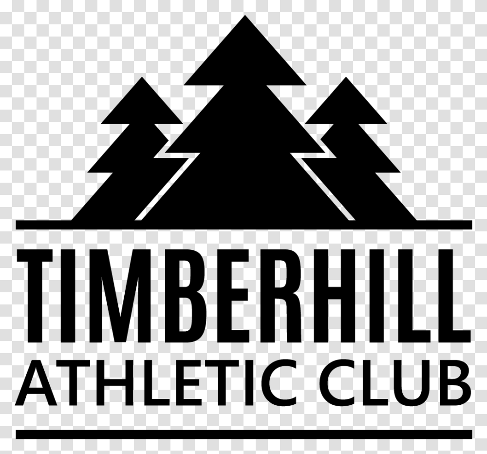 Timberhill Athletic Club In Corvallis Oregon Christmas Tree, Triangle, Stencil Transparent Png
