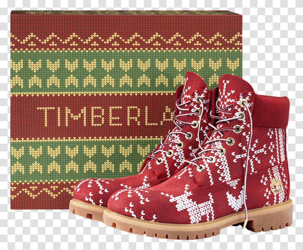 Timberland Ugly Sweater Boots, Apparel, Footwear, Person Transparent Png