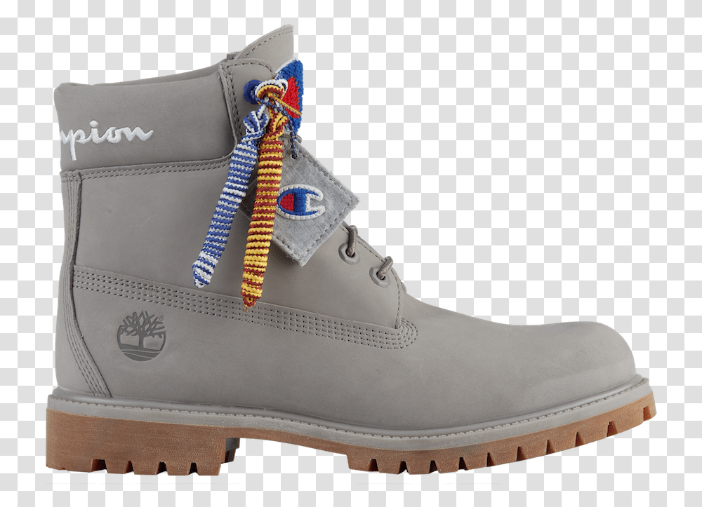 Timberland X Champion Boots, Shoe, Footwear, Apparel Transparent Png