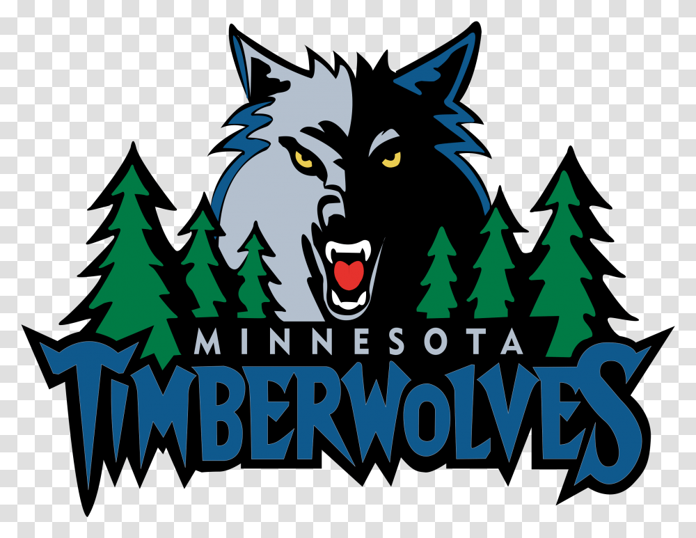 Timberwolves Logo, Tree, Plant Transparent Png