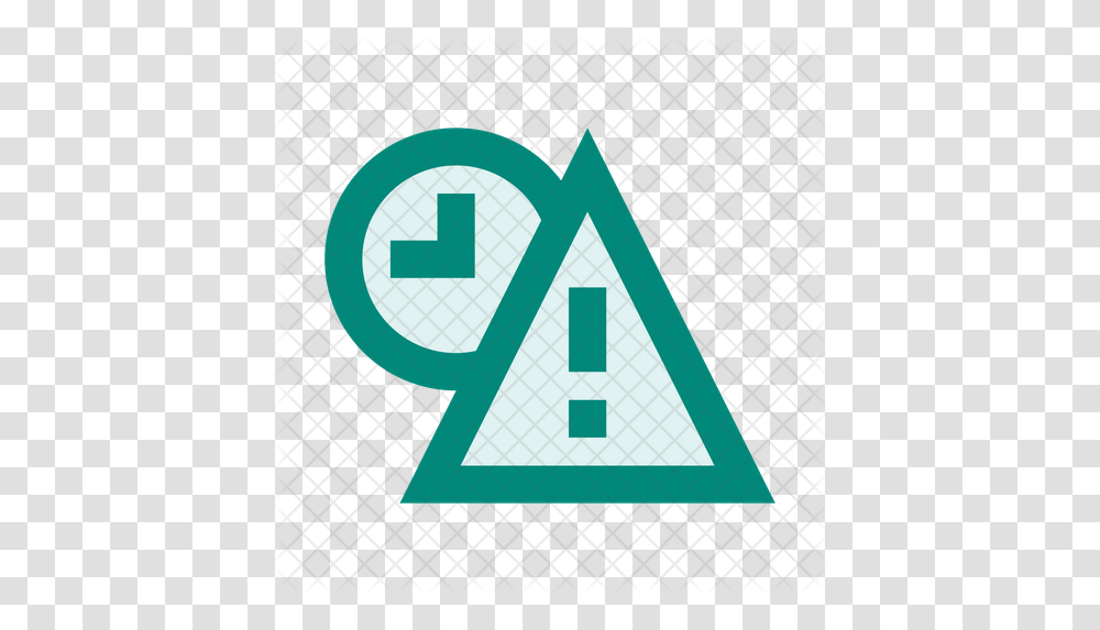 Time Attention Icon Report Issue, Number, Symbol, Text, Triangle Transparent Png