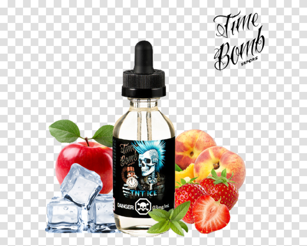 Time Bomb E Juice 60ml Tnt Ice Salt Nic, Plant, Bottle, Flower, Petal Transparent Png