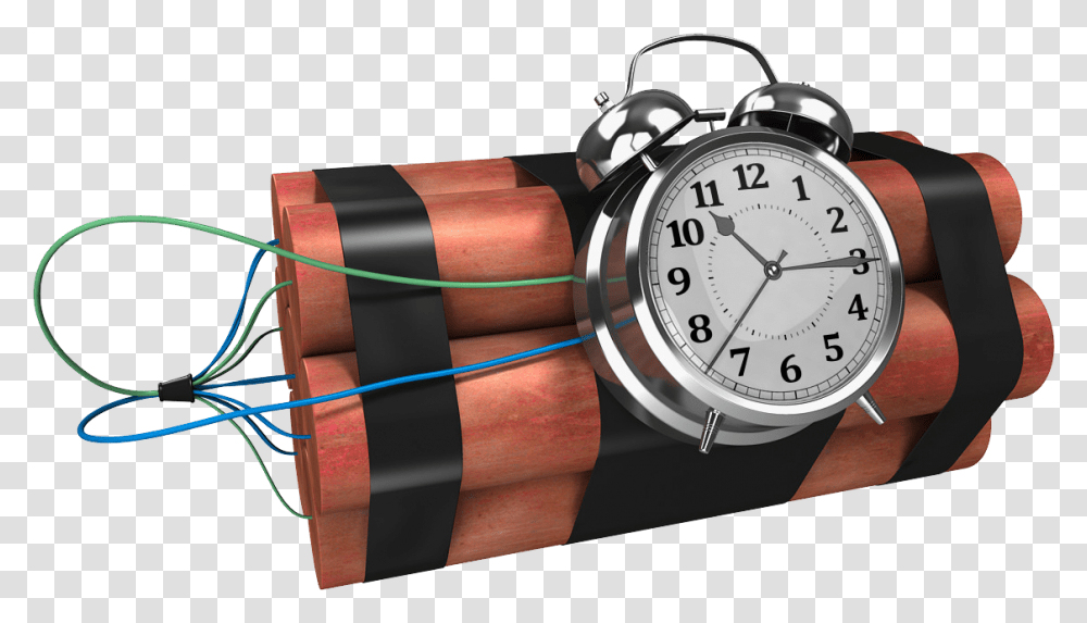 Time Bomb Timebomb, Wristwatch, Dynamite, Weapon, Weaponry Transparent Png