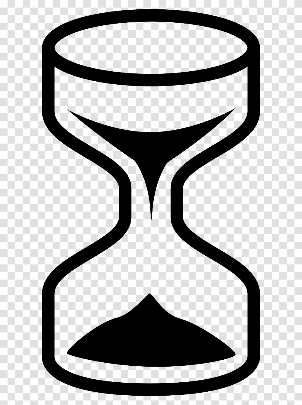 Time Clipart Sand, Hourglass, Stencil Transparent Png