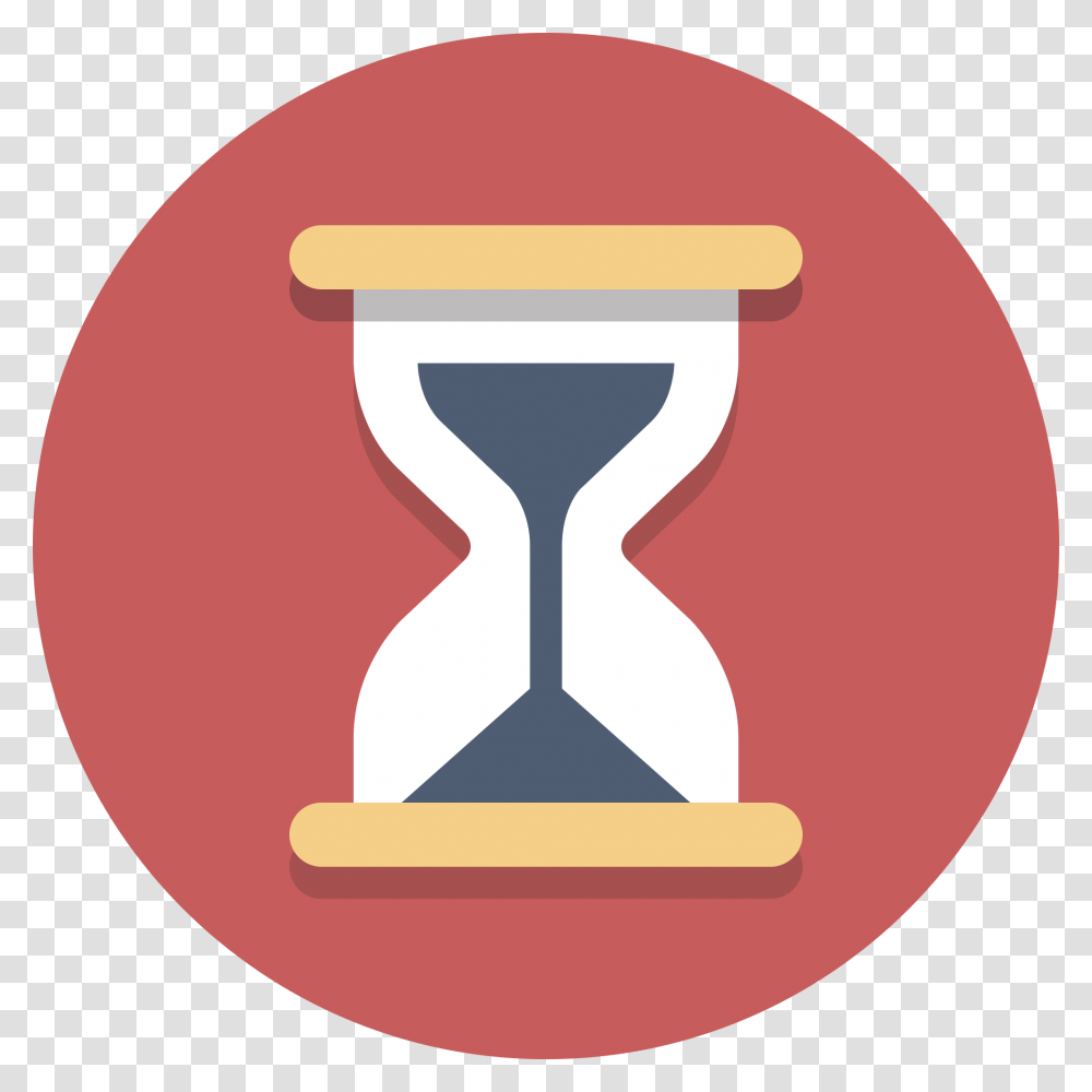 Time Icon Flat, Hourglass Transparent Png