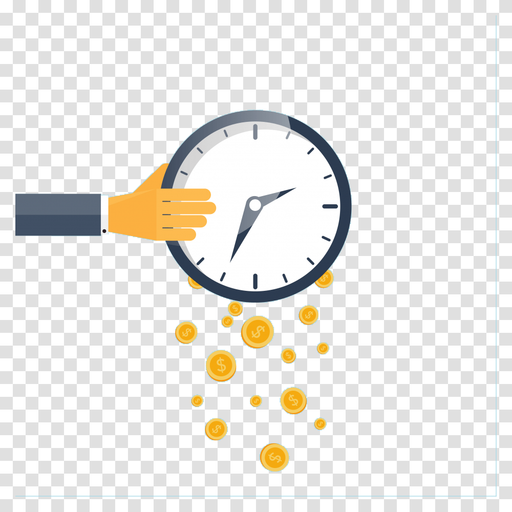 Time Is Money, Analog Clock, Scissors, Blade, Weapon Transparent Png