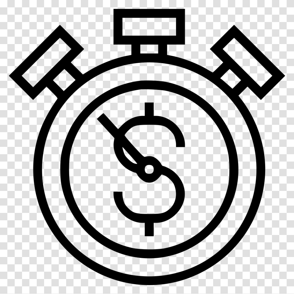 Time Is Money Clock Fast Going Vector, Alarm Clock, Cross, Stopwatch Transparent Png
