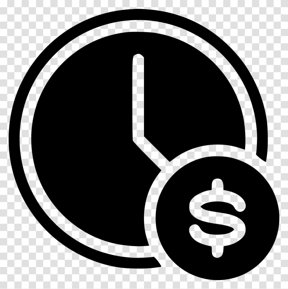 Time Is Money, Sign, Stencil, Logo Transparent Png