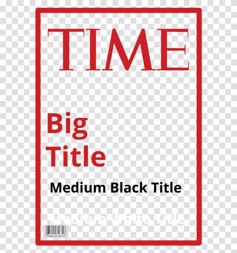 Time Magazine Cover By Steve Katz Blank Time Magazine Covers, Poster, Advertisement, Interior Design Transparent Png
