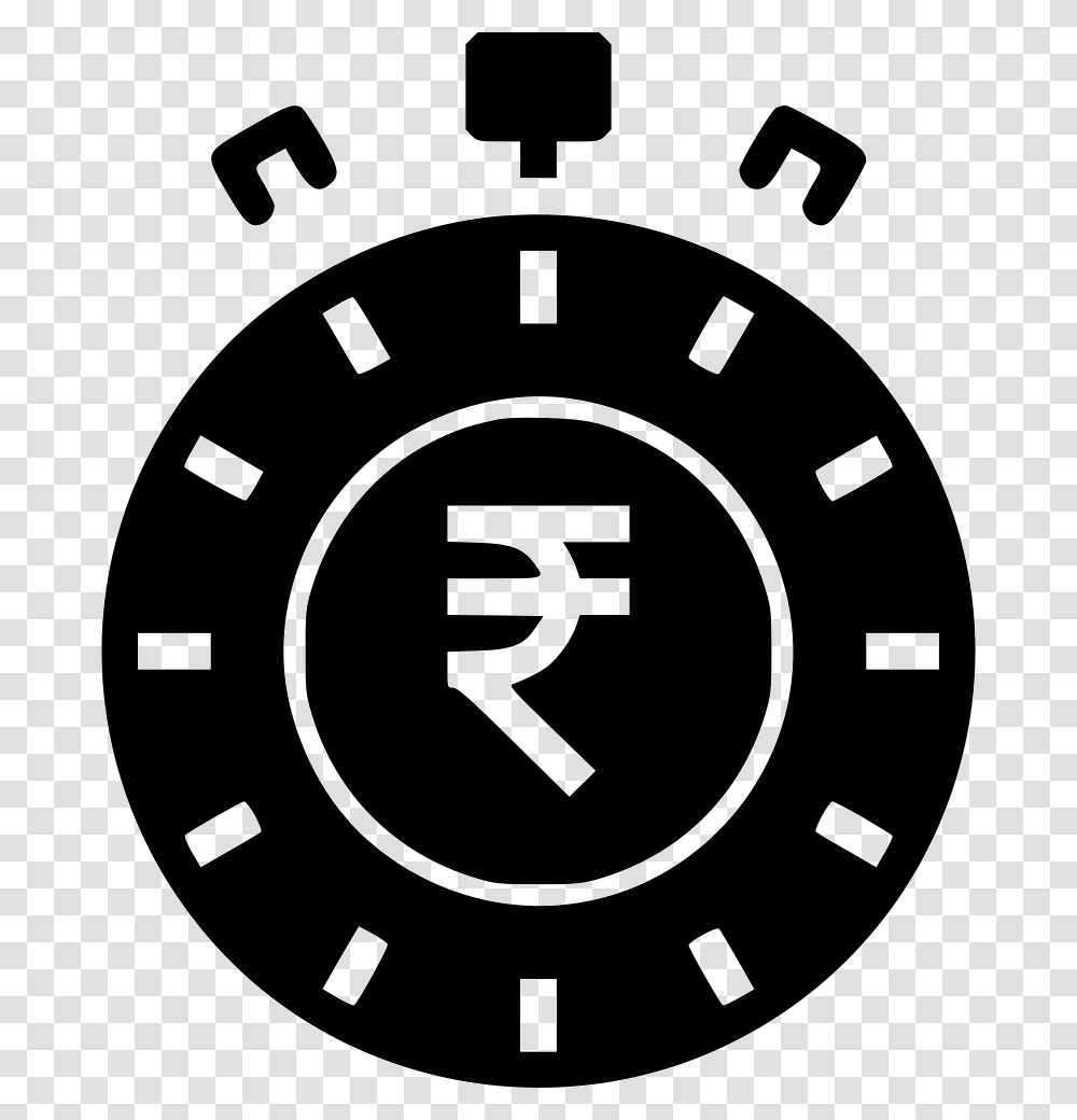 Time Management Indian Rupee Clock Deadline Performance Galaxy Watch Active Watch Face, Stencil, Analog Clock Transparent Png
