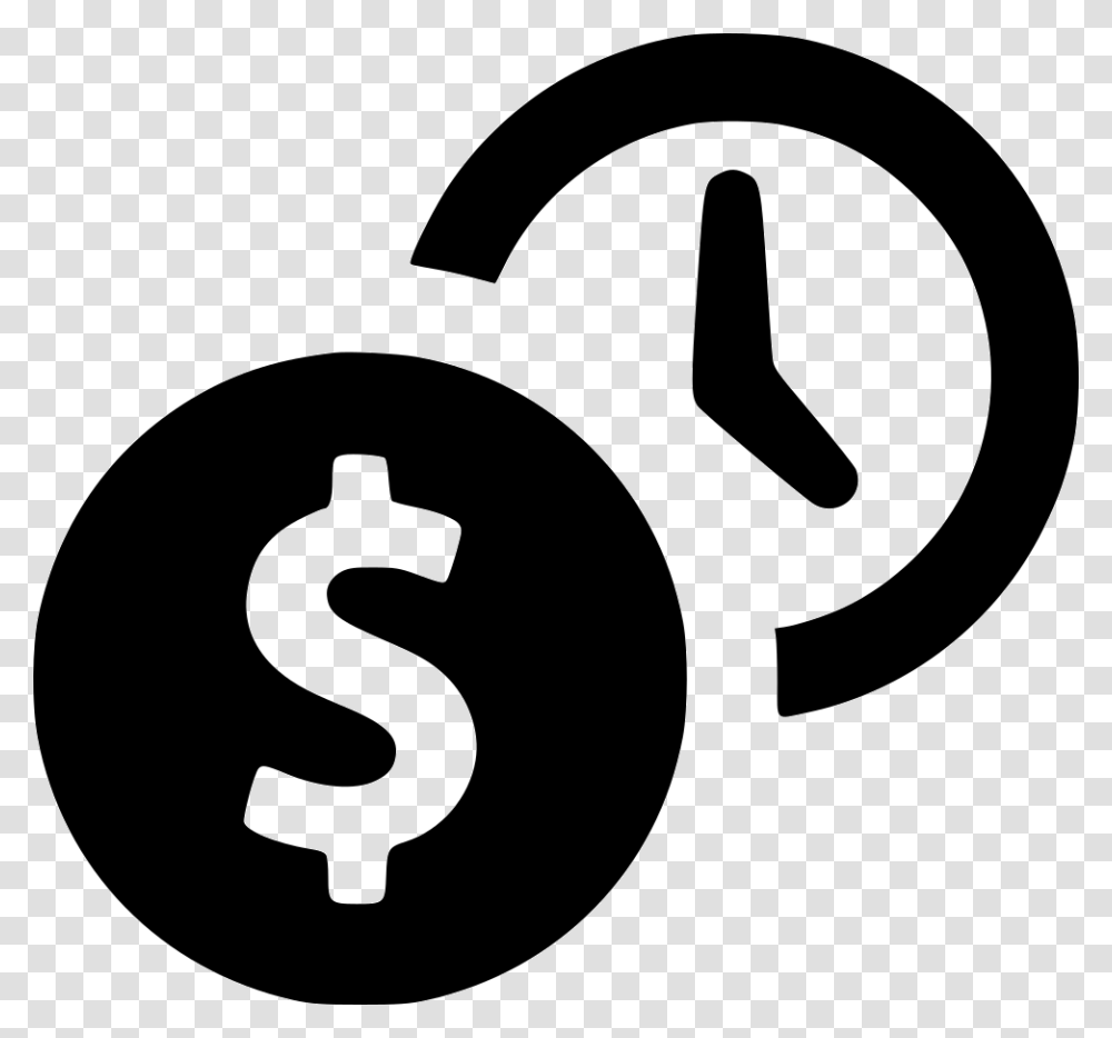 Time Payment Savings Earnings Salary Svg Save Time And Money Icon, Number, Sign Transparent Png