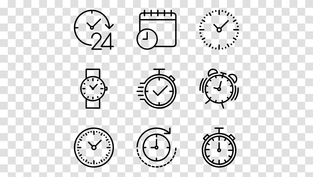 Time Time Watch Icon, Gray, World Of Warcraft Transparent Png
