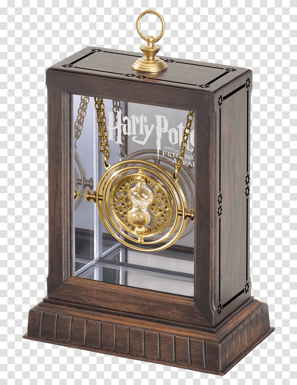 Time Turner Necklace Prop Replica With Display Case Harry Potter Time Travelling, Furniture, Cabinet, Bronze, Trophy Transparent Png