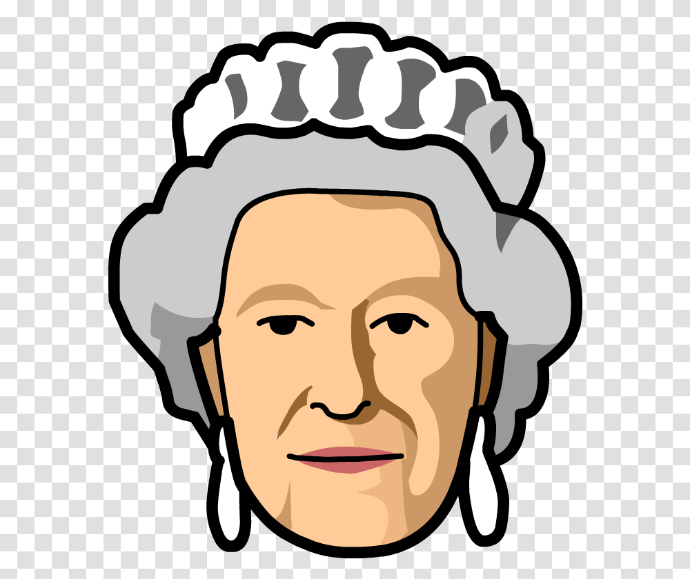 Time Zone X Queen Elizabeth Ii Cartoon Queen Elizabeth, Face, Accessories, Accessory, Jewelry Transparent Png
