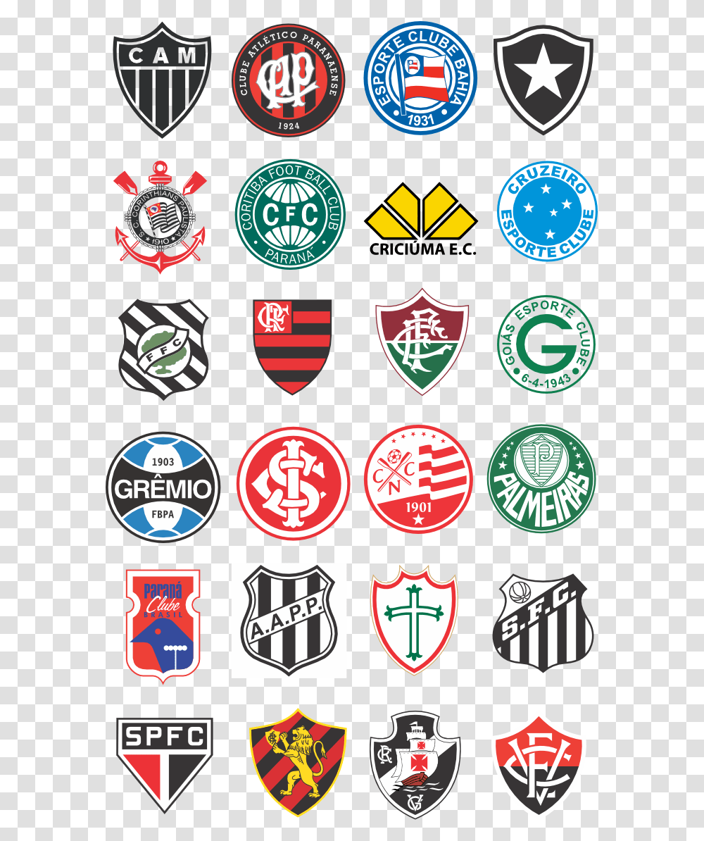 Times De Futebol Escudo, Logo, Trademark, Badge Transparent Png