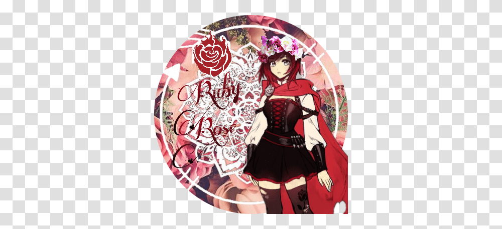 Timeskip Ruby Rose Rwby, Manga, Comics, Book, Person Transparent Png